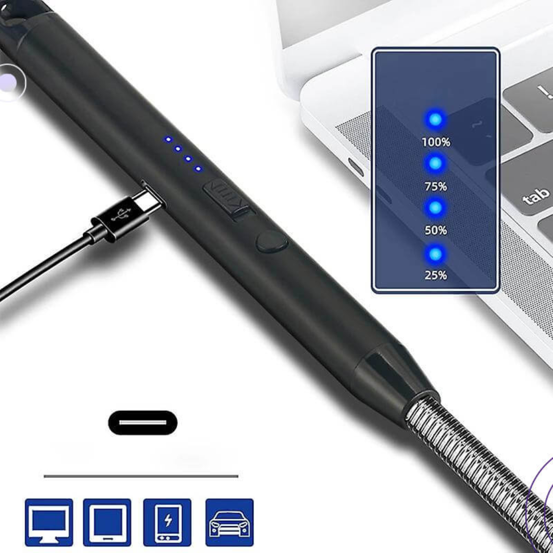 ENCENDEDOR ELECTRICO RECARGABLE CON USB